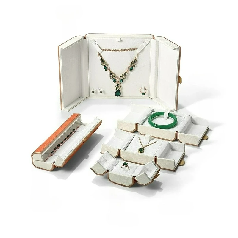 

Шкатулка для драгоценностей, набор браслетов, креативный браслет с двойным открытием, кулон, кольцо, подарочная коробка для хранения