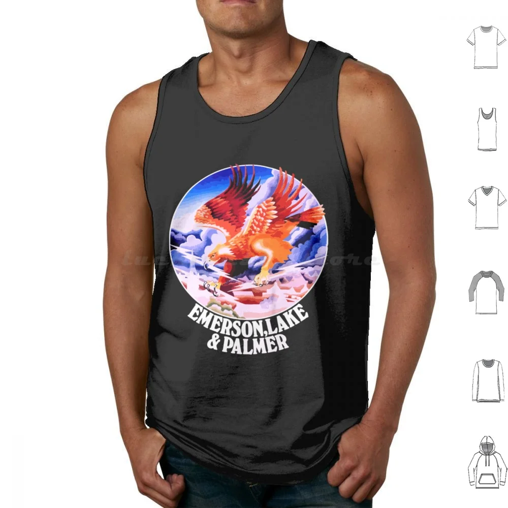 Emerson Lake And Palmer Tank Tops Vest Sleeveless Neil Peart Neil Peart Drummer Rush Neil Peart Concert Neil Peart Music