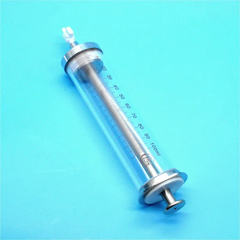 Air Tightness Microliter Syringe Valve Type Airtight Micro-injector Valve Microsampler Syringe With PTFE Switch 25 50 100 200ml