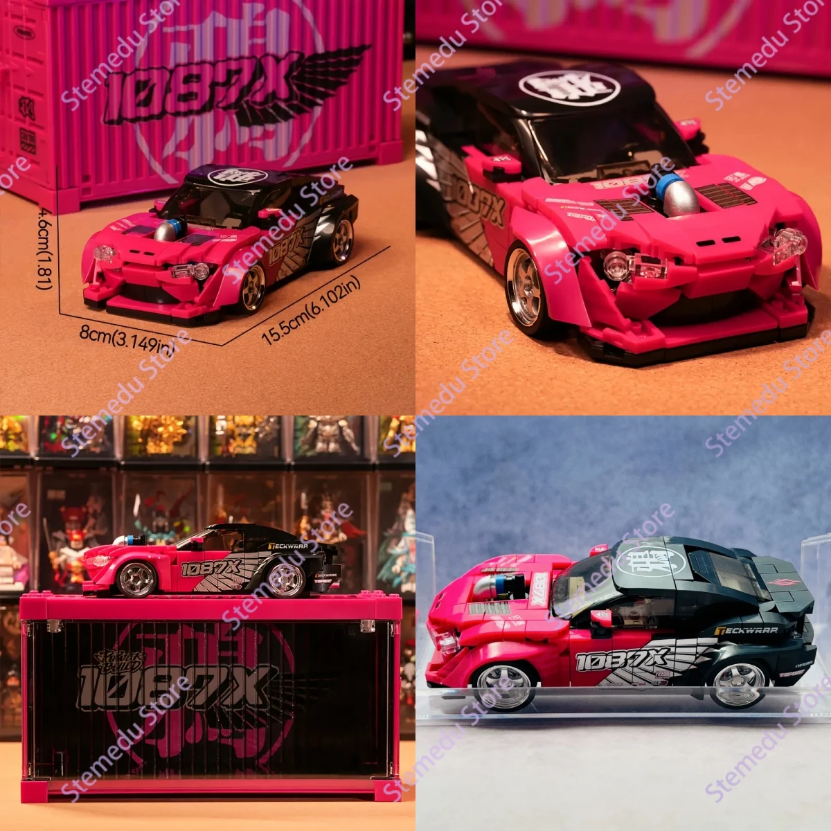 Moc PB8801-8849 carro de velocidade técnica mx5 modelo de carro de corrida campista recipiente bloco de construção tijolo montagem brinquedos crianças presente natal