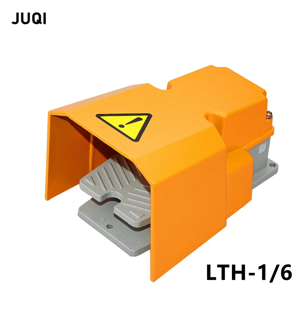 LTH-1/6 Foot Switch Aluminum Shell Machine Tool Parts Silver Point Electrical Power Industrial Reset pedal switch