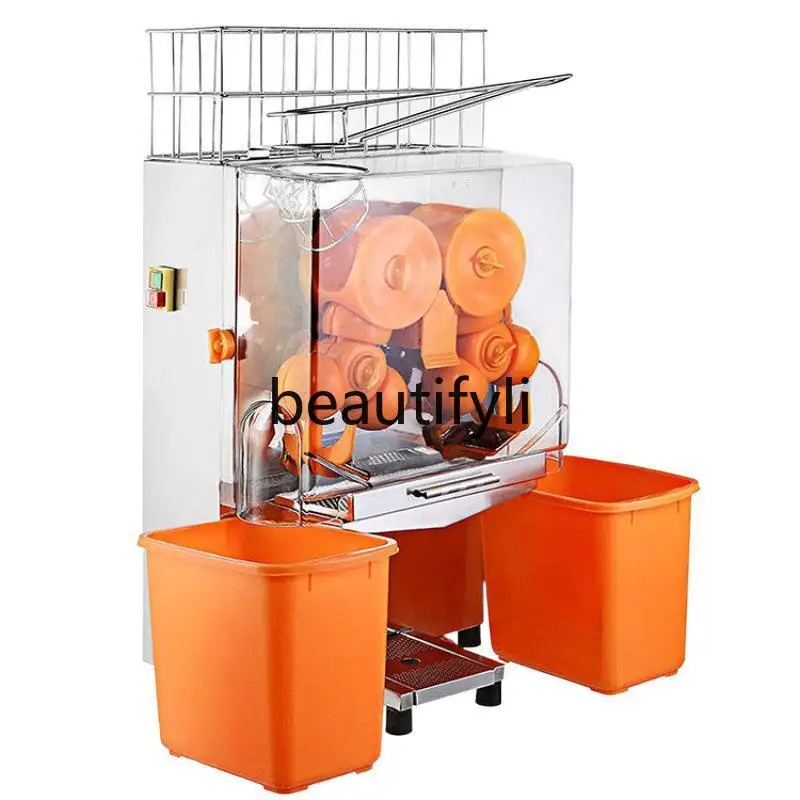 Commercial Stainless Steel Fully Automatic Juice Separator Freshly Squeezed Juicer Electric Fruit Press