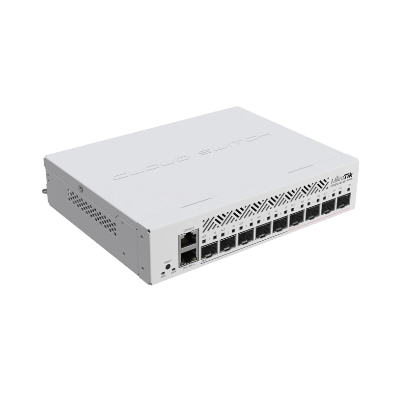 

MikroTik CRS310-1G-5S-4S+IN Switch With Five 1G SFP Ports, Four 10G SFP+ Ports, Offloaded VLAN- Filtering, Layer-3 Routing