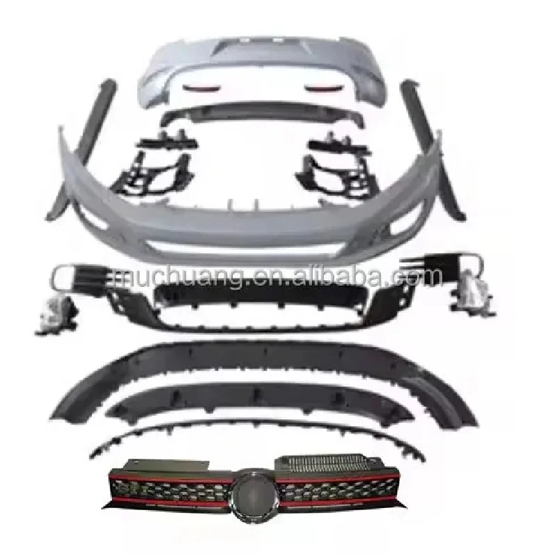 

Upgraded 2010-2012 Models New Volks/wagen for 6 G/TI 2008-2019 Side Skirt Bumper Kits Grille Decorative Strip Fog Bumper