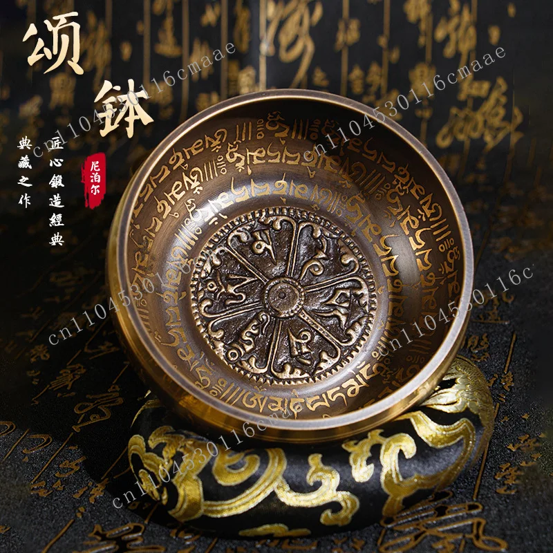 

Hand Made Singing Bowl, Buddhist Sound , Yoga Healing Meditation Bowl, Xizang Singing Bowl, Buddhist Sound