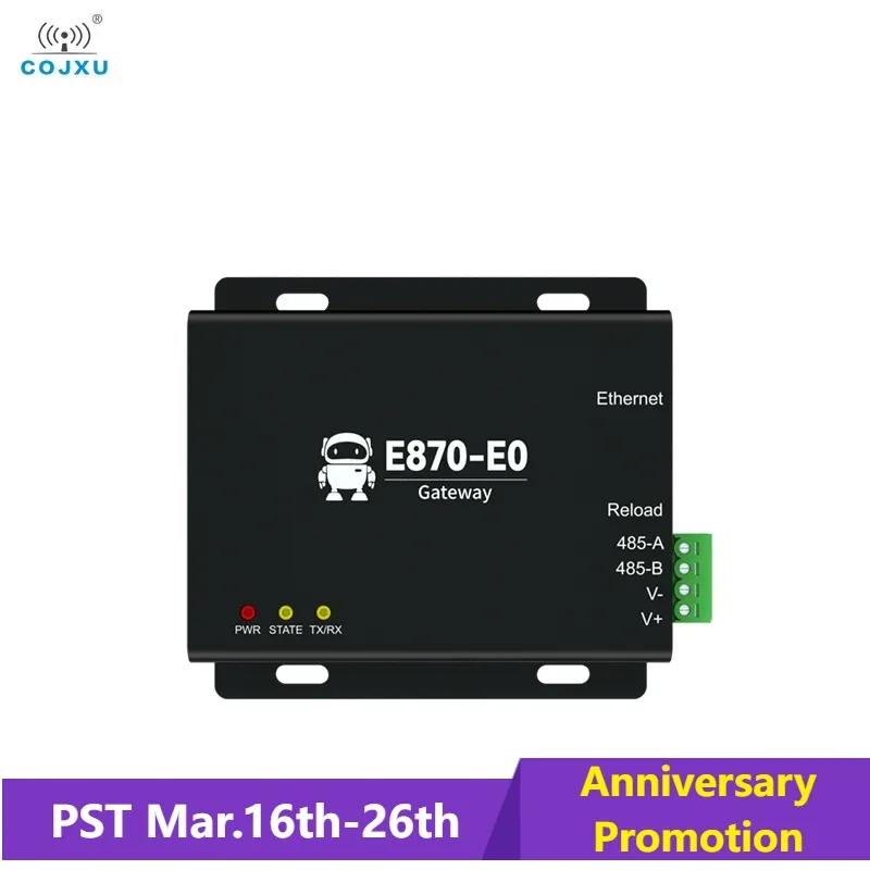 COJXU E870-E0 Edge Acquisition Gateway Switching Analog Acquisition Ethernet IoT Cloud IO/DTU EBYTE Cloud TCP/UDP/MQTT