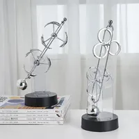 Newton's Cradle Physical Science Ornaments Perpetual Motion Metal Magnetic Levitation Balance Ball Office Decompression Toys