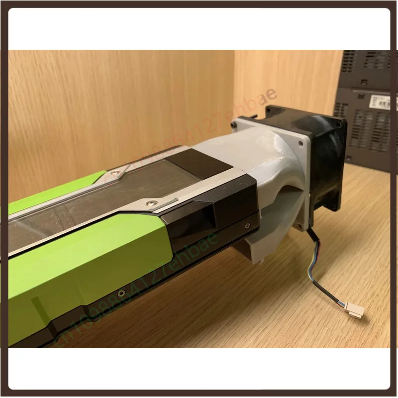 For NVIDIA Tesla P40 M40 modified active cooling dual display 8CM fan assembly 3D printing materials/-