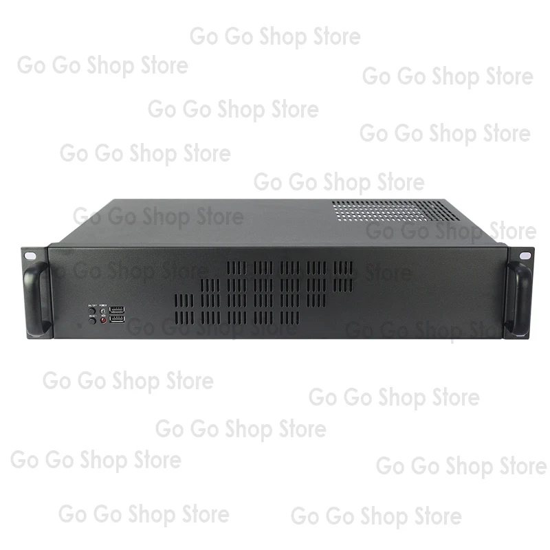 

2u rack type short 300mm MATX motherboard horizontal industrial network monitoring video recorder server chassis