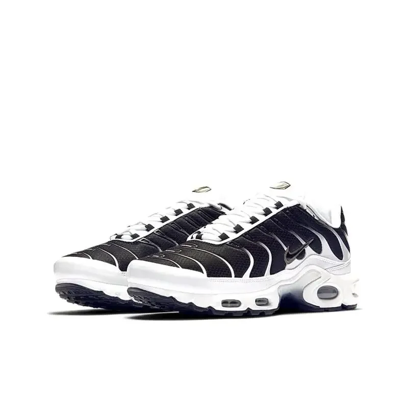 Nike Air Max Plus TN White Black CT1094-102 Original Retro Men Women Running Shoes Anti-slip Shock Absorption Sneakers Men Women