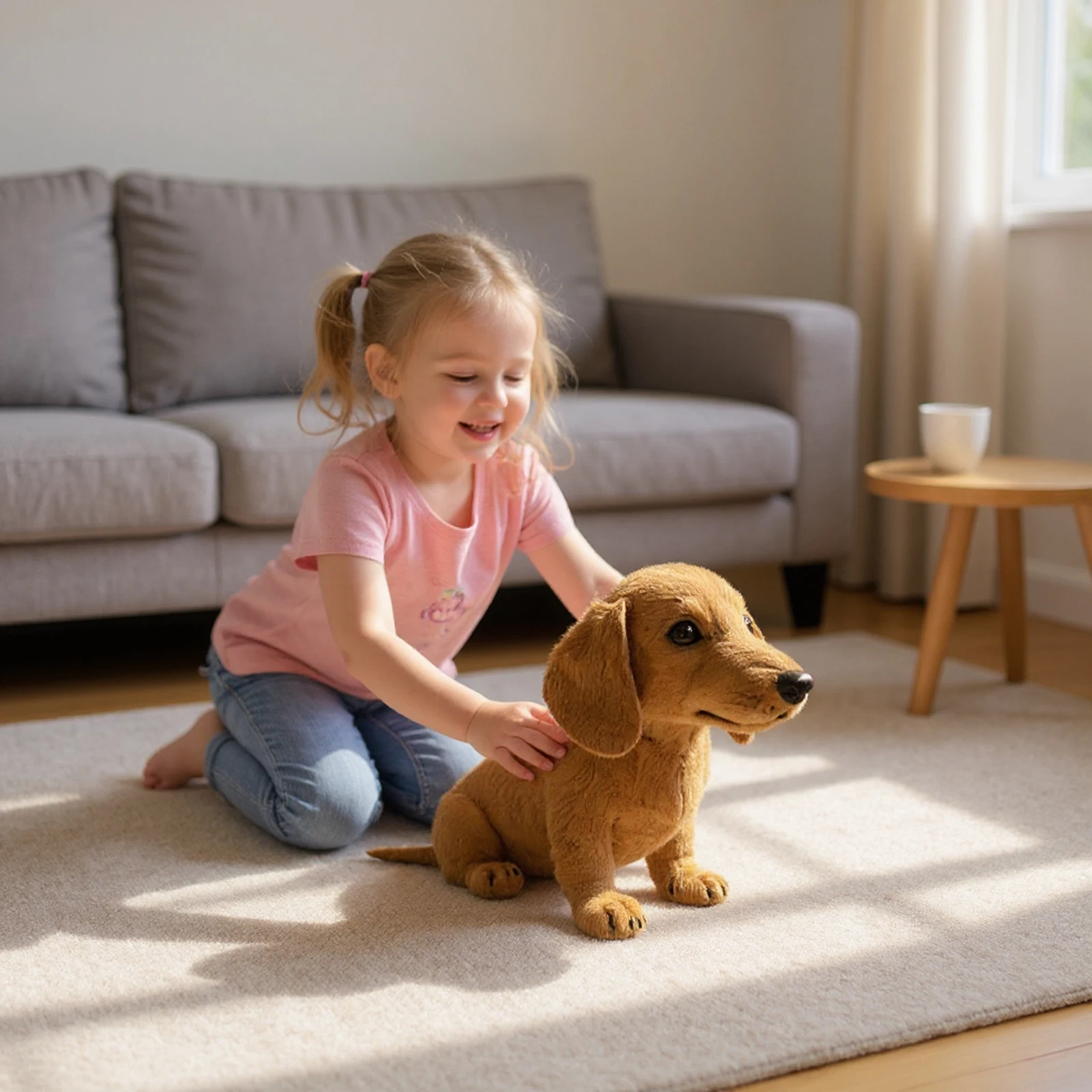 Poupée en peluche teckel, Animal en peluche doux pour la peau, pour soutien émotionnel, oreiller de couchage pour enfants, garçons et filles, décor de chambre