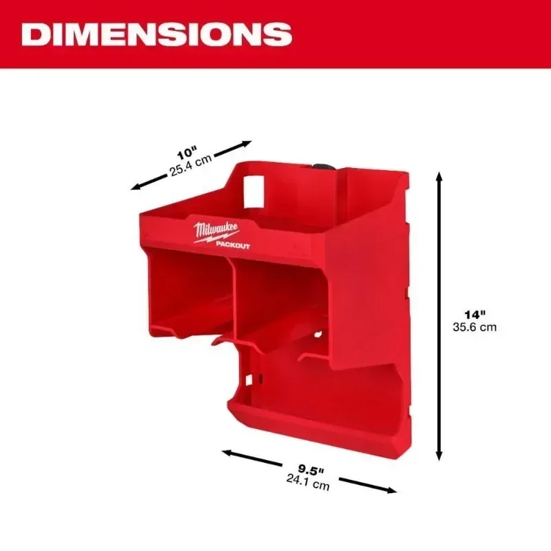 Milwaukee PACKOUT™ Tool Station Tool Storage Bit Charger Spare Parts Convenient Style Tool Slot MILWAUKEE Tools 48-22-8343