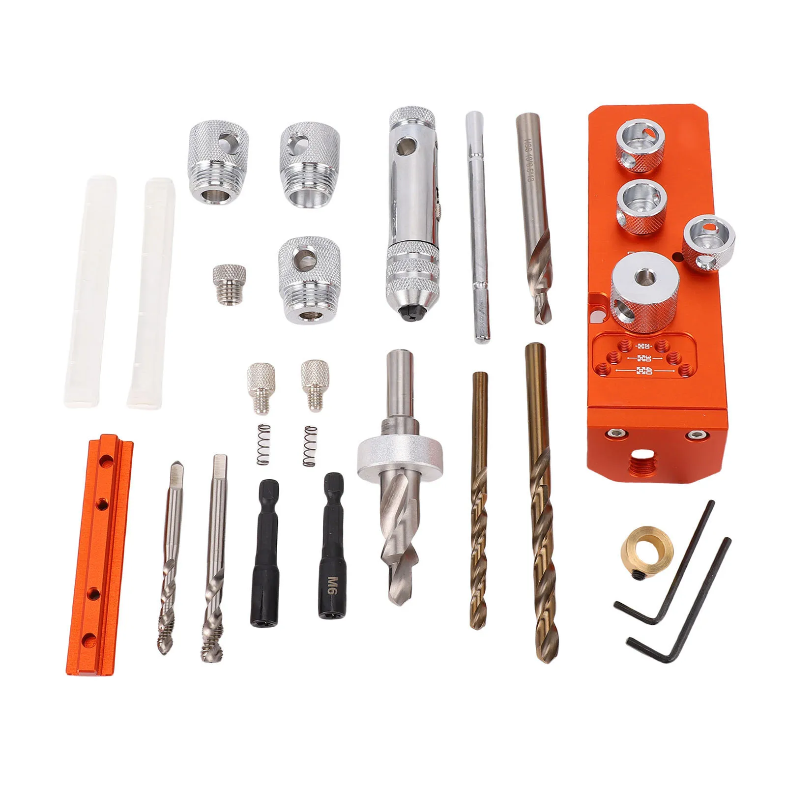 M6M8 Aluminum Profile Drill Guide and Tap Jig Integrated Aluminum Profile Drilling Tapping Locator for 20 30 40 Series