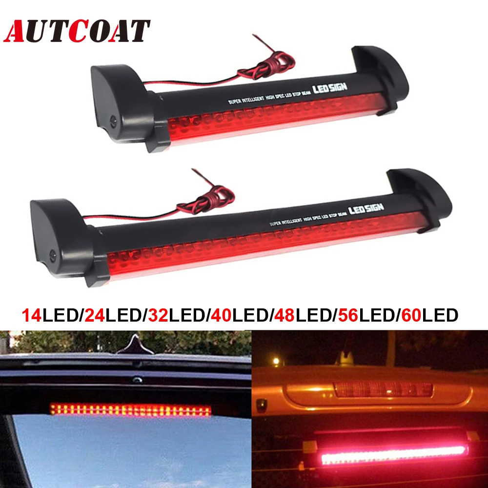 

Red LED Light Vehicle Car Light Source External Lights Auto Fog Stop Tail Rear Brake Warning Light Lamp DC 12V High Quality