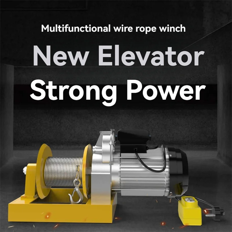 

Электрическая лебедка, небольшой бытовой кран, блок лебедки с дистанционным управлением