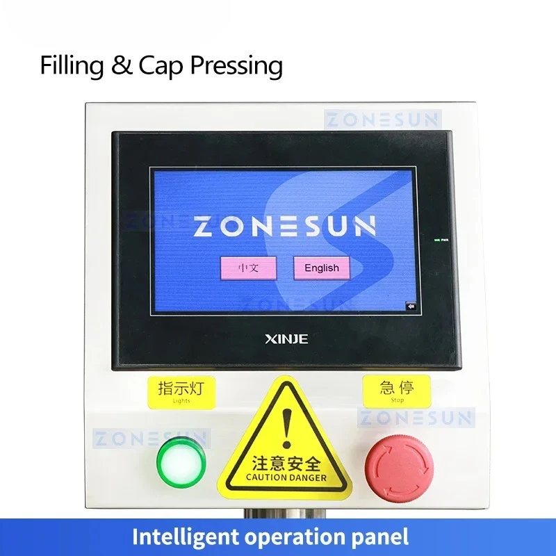 ZS-AFC42 Перистальтический насос Автоматическая машина для наполнения и укупорки флаконов духов Машина для обжима моноблоков