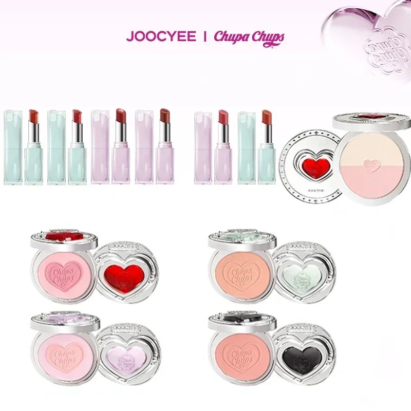 Joocyee Maquillaje Profesional Pearl Sandwich Crystal Lipstick Long Lasting Blush Highlight Contour Face Palette 3pcs Makeup Set