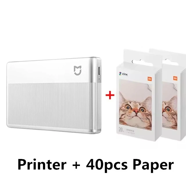 Xiaomi Pocket Photo Printer 1S Photo Printing Multiple Colors
