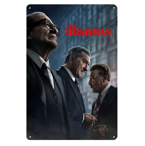 The Irishman Movie Metallposter, Blechschild, 20 x 30 cm, Sammelplatte
