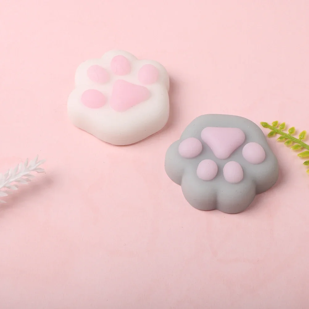 Leuke Squishy Mochi Dier Stress Relief Speelgoed Zachte TPR Squeeze Pinch Grappig Speelgoed Kawaii Kat Poten Afreageren Speelgoed voor Kinderen Volwassen