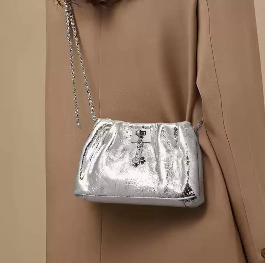 FOXER Chic Mini Shoulder Bag Genuine Leather Women's Crossbody Bag Fashion Luxury Chain Cellphone Purse Female Travel Small Bag