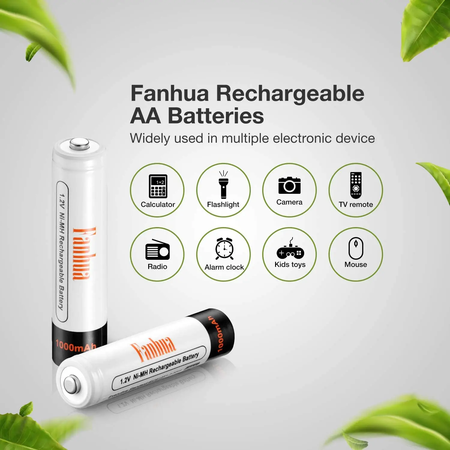 Sạc 1.2V AAA NiMH 1000MAH Dung Lượng Cao Ba Kích Thước Pin Năng Lượng Mặt Trời Cho Ngoài Trời Đèn Năng Lượng Mặt Trời, đồ Chơi, Đài Phát Thanh