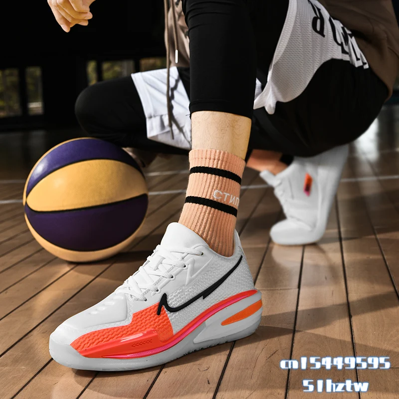 Boys Men Basketball Shoes Women Basketball Sneakers Anti-skid High-top Couple Breathable Man Basketball Boots