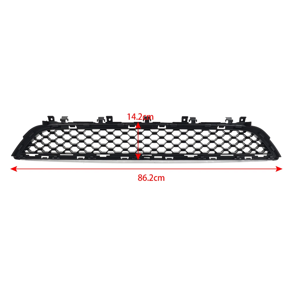 Car Front Bumper Lower Center Grille Mesh Grill For Jaguar 2016-2020 F-Pace First Edition R Sport S 300 Sport Checkered Flag