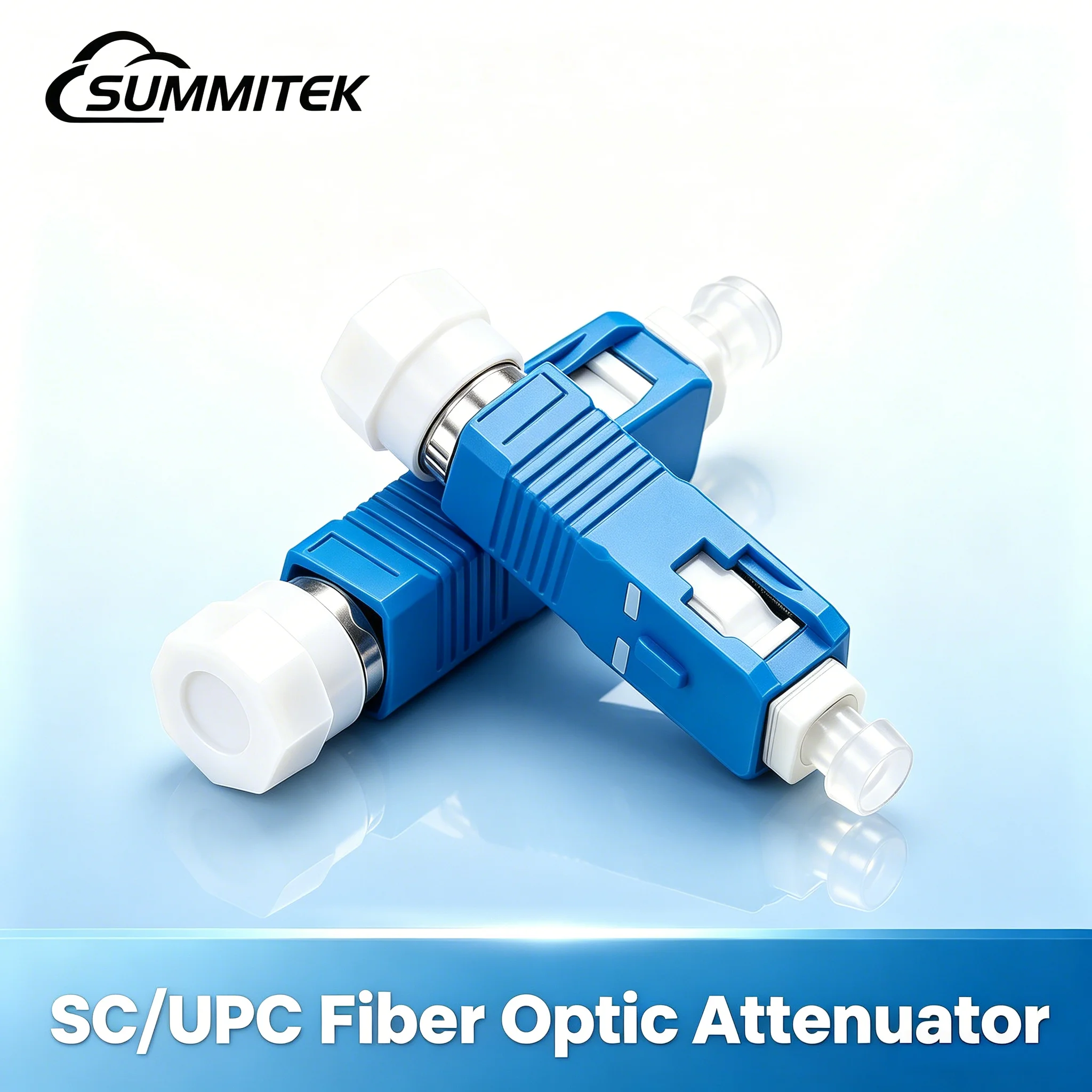 SUMMITEK FC Female to SC Male Flange Adapter Fiber Optic Connector FTTP Singlemode Optical Patch Cord Pigtail Docking Connectors