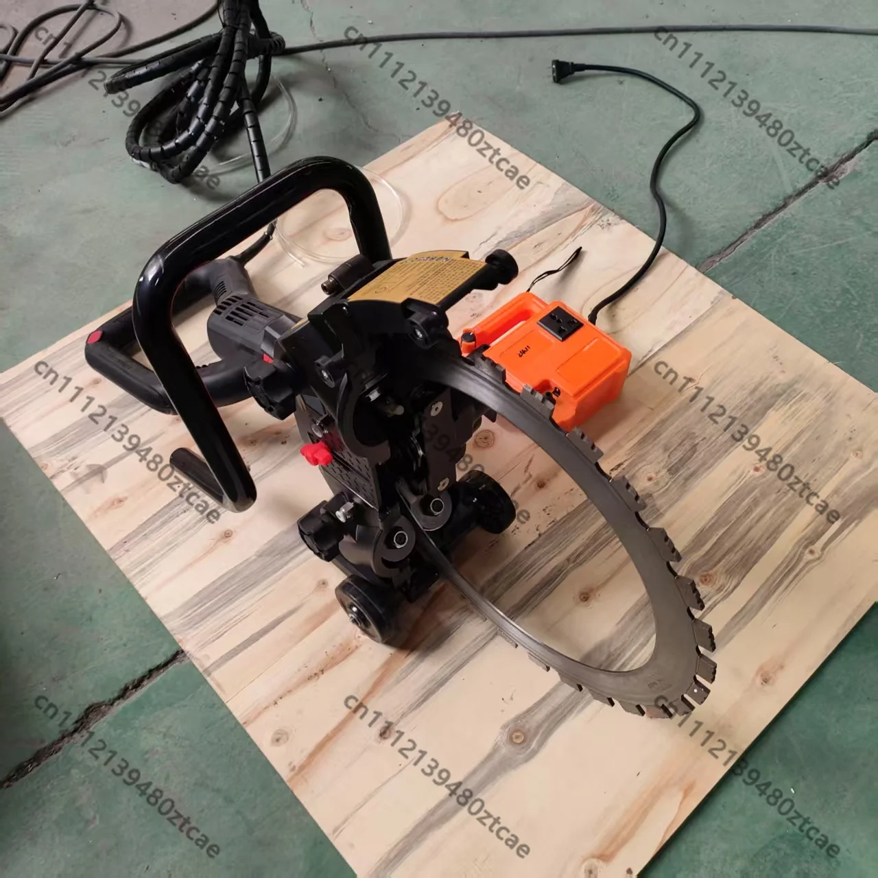 

220V High Frequency Wall Cutter 300mm Blade Concrete Wall Cutting Tool Electric Ring Saw Construction Cutting Machine