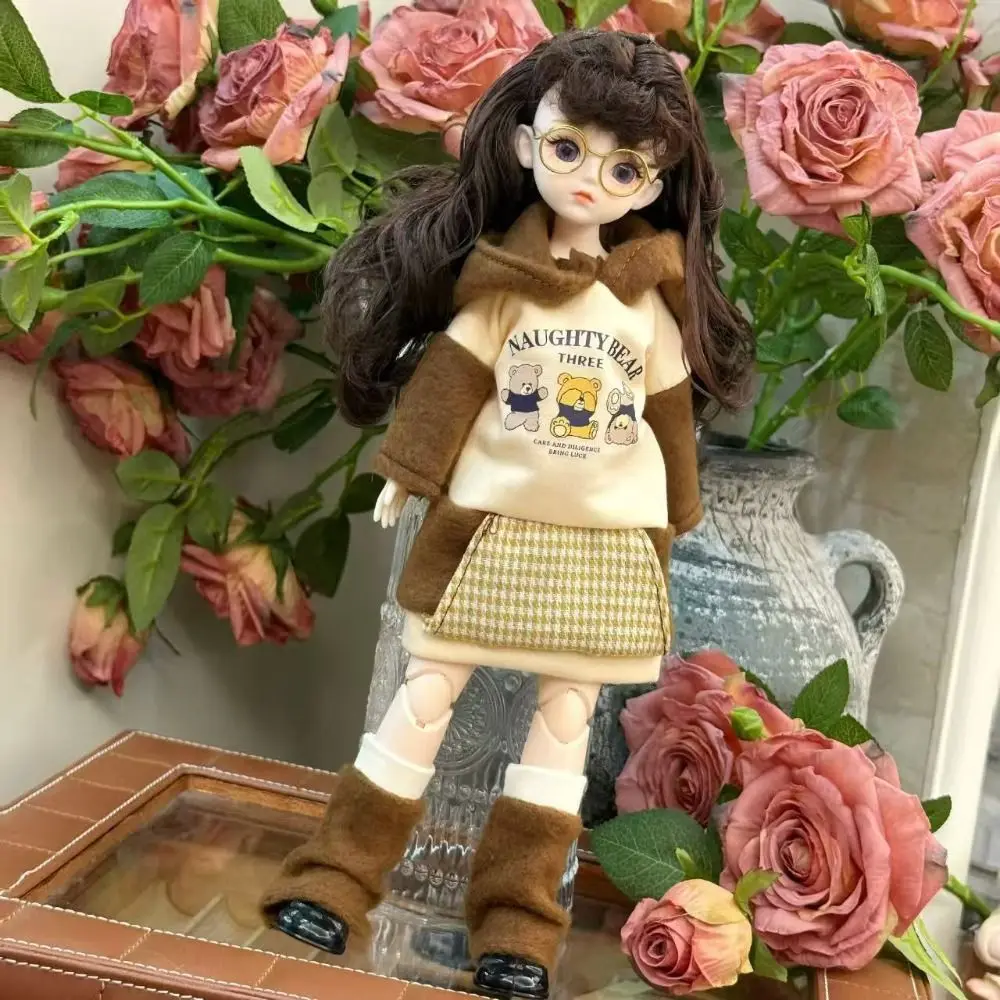 1 Set 30cm 30cm with Clothes Attractive Eyes with Wig Make Up Princess Dress Up Anime Ball Jointed
