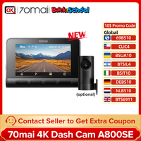 70mai Dash Cam 4K A800SE UHD A800S Upgraded Version Support Dual-Channel 24H Parking Monitor Supercapacitor Wifi 6 Voice Control