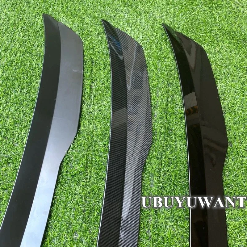 Für FORD FIESTA MK6 ST 2004 - 2008 Auto HECKFLÜGEL Lippe SPOILER ABS Kunststoff Glänzend Schwarz Dachflügel Heckspoiler – Detail 6