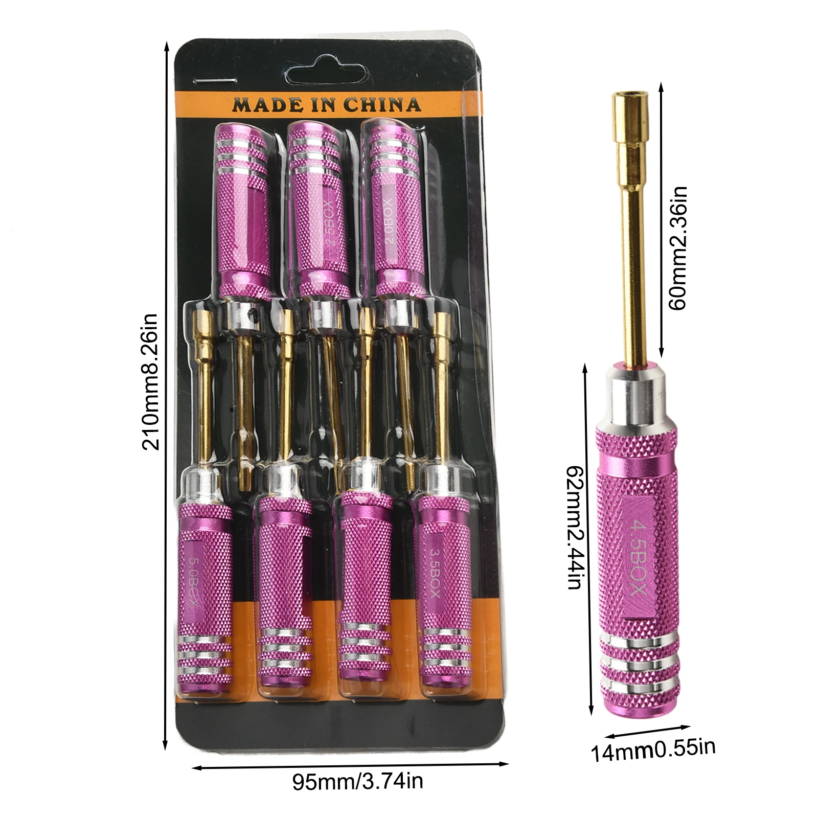 ชุดไขควงหกเหลี่ยม 7 ชิ้น 2-5 ม - Rc Helicopter Tool Kit บทวิจารณ์และราคา