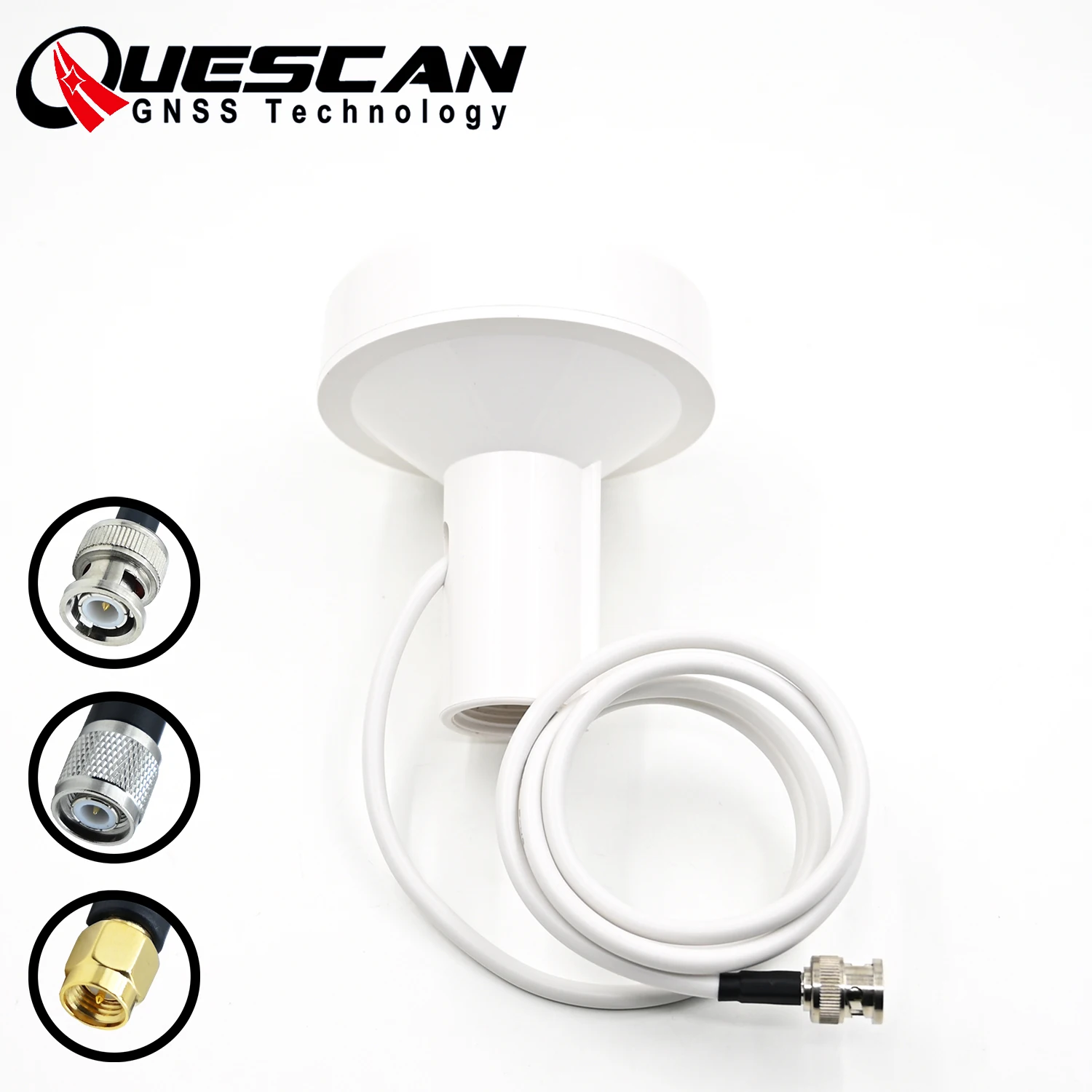 QUESCAN 30dB 1575.42MHz Antena GPS BNC SMA TNC Marine VHF AIS GPS Czas i nawigacja
