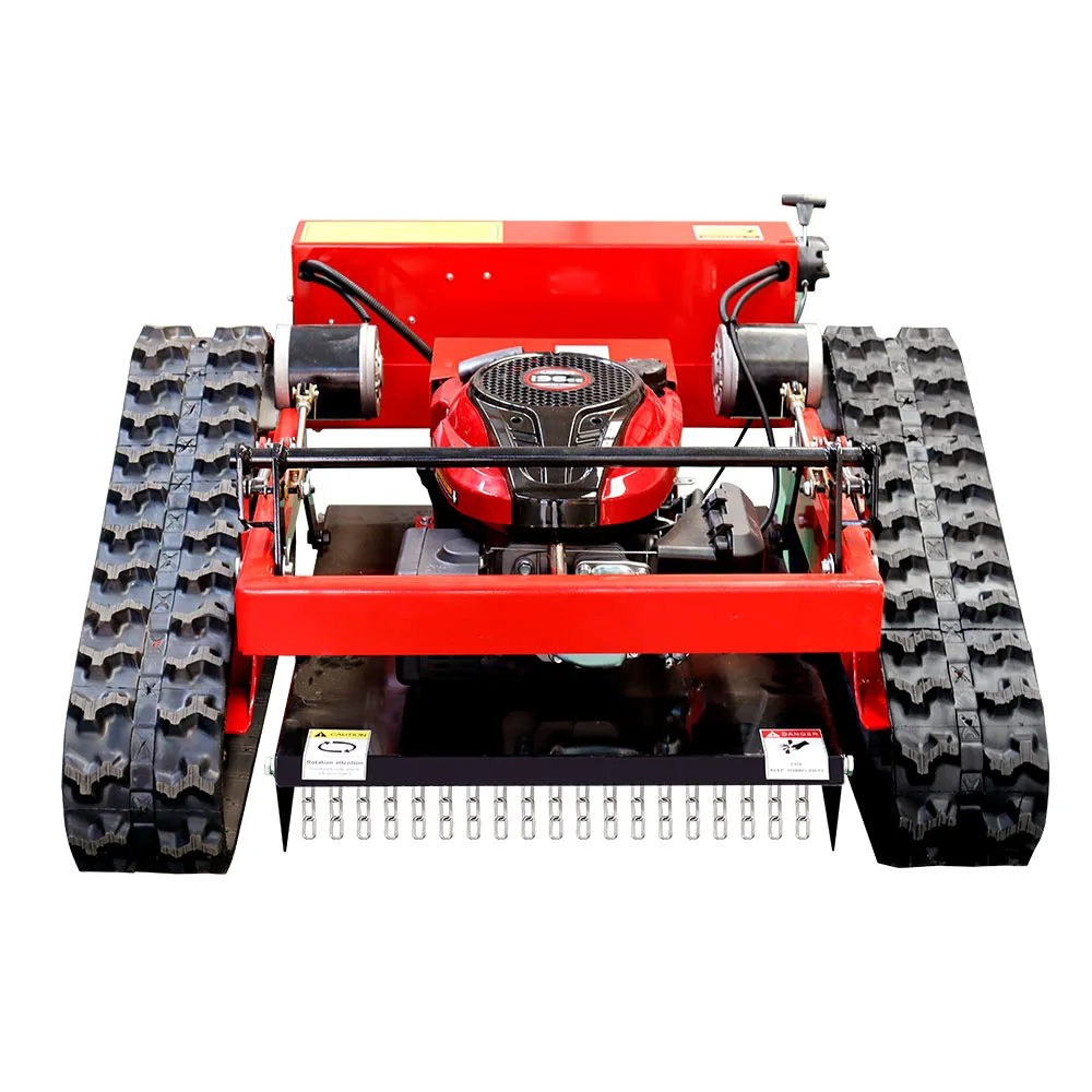 New design small gasoline engine lawn mower mini remote control lawn mower