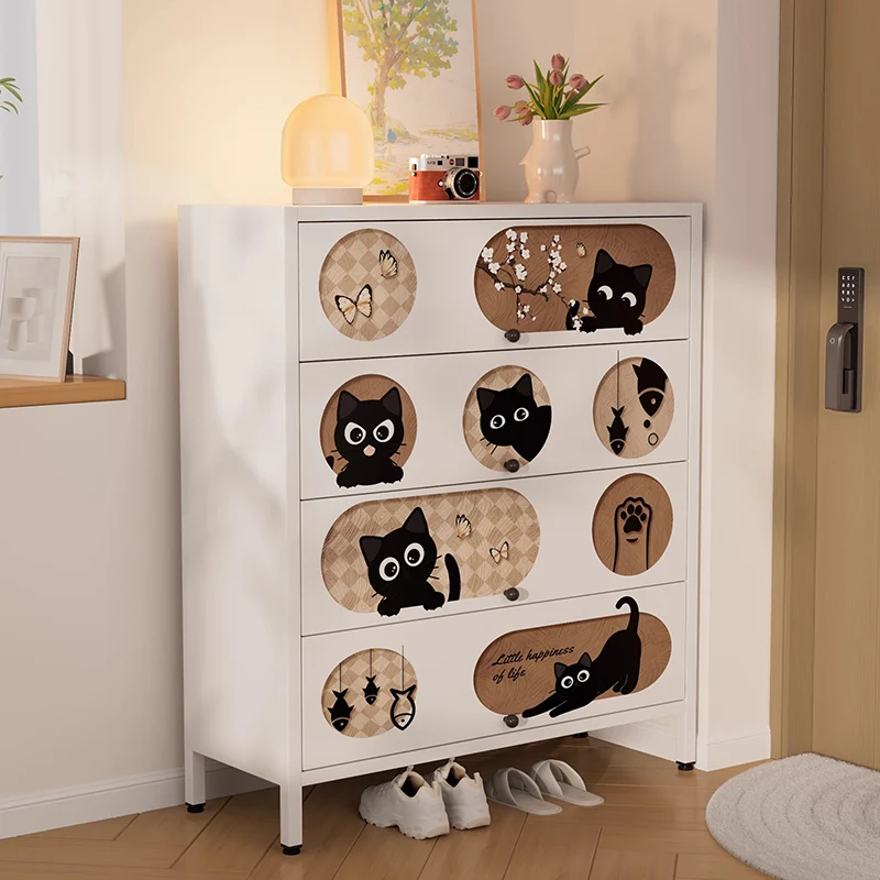 Shoe Cabinet Organizer Storage Wooden Dorm Essentials Shoe  Furniture