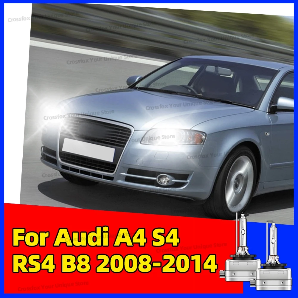 

2 шт. HID ксеноновые фары D3S 6000K 8000K 10000K для Audi A4 S4 RS4 B8 2008-2014 2009 2010 2011 2012 2013 Лампы 35 Вт 12 В фары