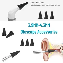 3.9MM-4.3MM Medical Reusable Otoscopio Non Disposabe Speculum Otoscope Tip Accessory Parts Ear Nozzle Specula Cone for Otoscope