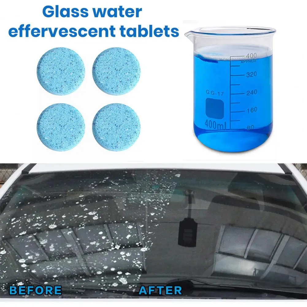 Car Windshield Effervescent Tablets Car Windshield Cleaner Super Concentrated Windshield Cleaner Tablets For Car Wash For Auto