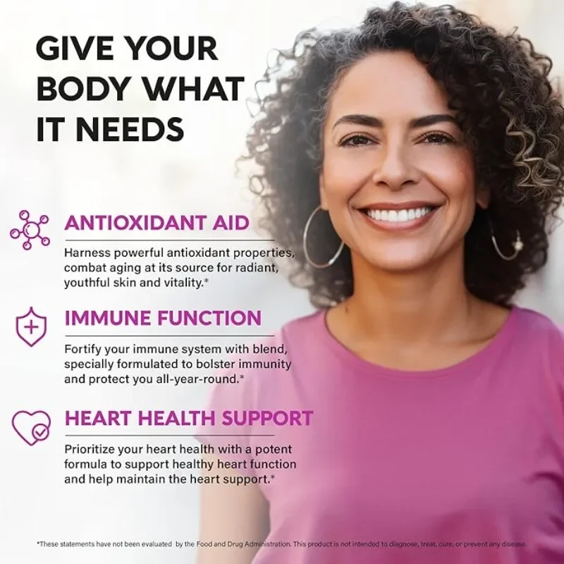 Resveratrol Supplement - 19-in-1 Organic Polyphenol Complex - Berberine | Quercetin | Apple Cider Vinegar | Acai - 60 Capsules