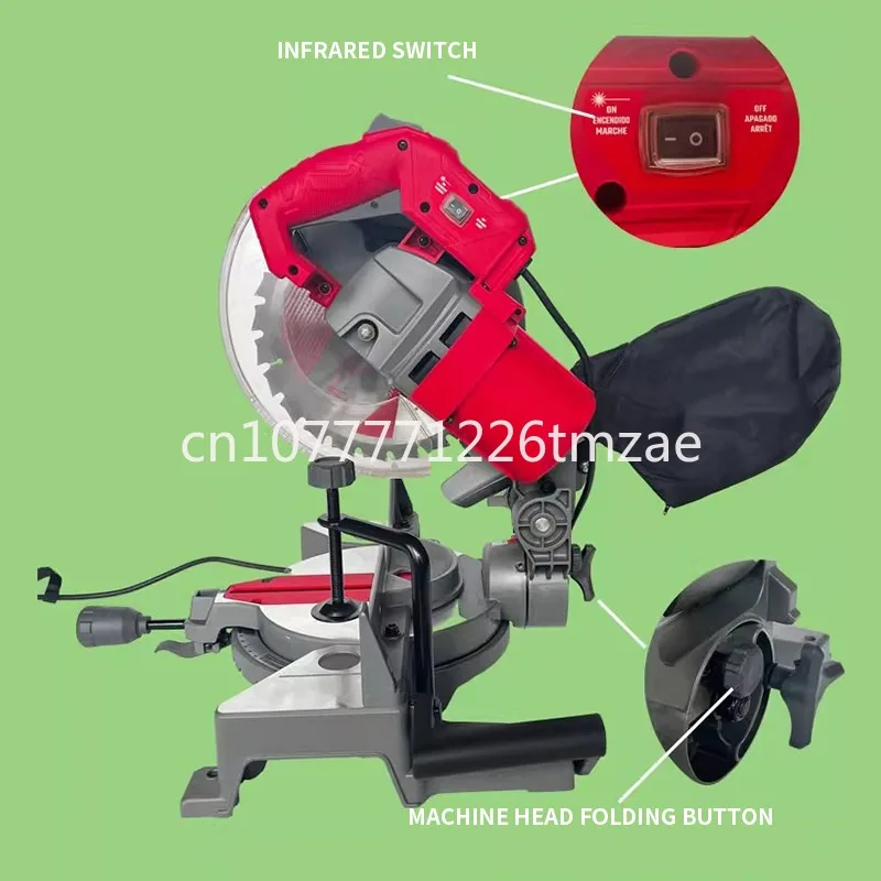 

Portable Aluminum Sawing Machine Desktop Metal Cutting Machine 10-Inch Folding