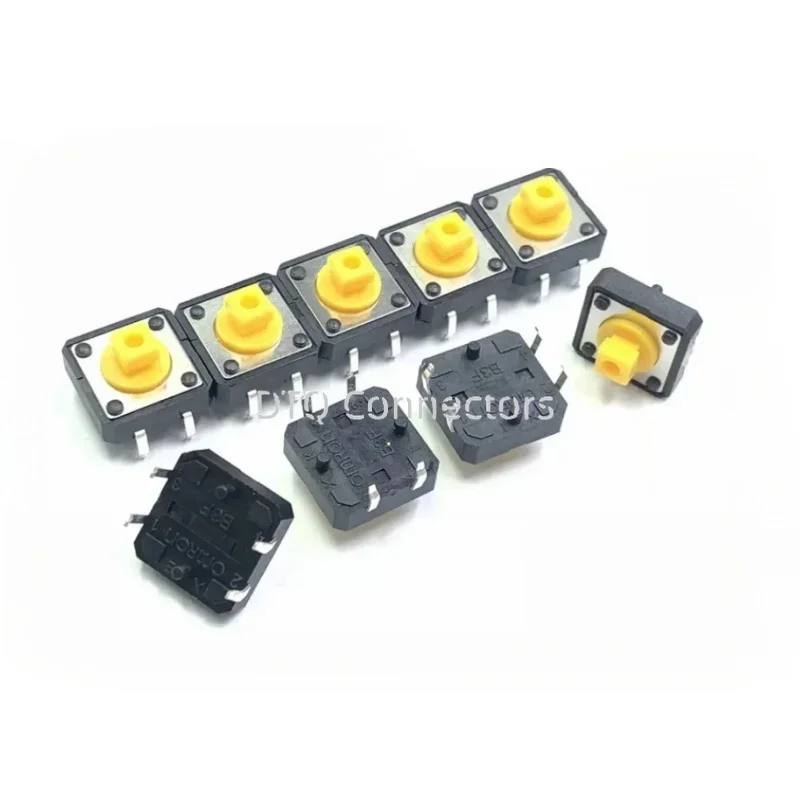 10pcs/lot B3F series light touch button switch B3F-4055 button switch 12x12x7.3mm