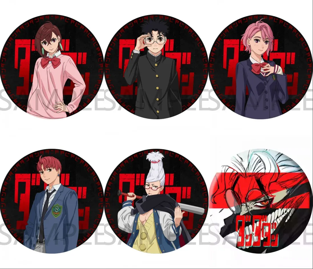 

Аниме Dandadan Takakura Ken Seiko Ayase Momo Turbo Granny Badge DAN DA DAN Pins Косплей Мультфильм Itabag Bedge Button Брошь DADGE