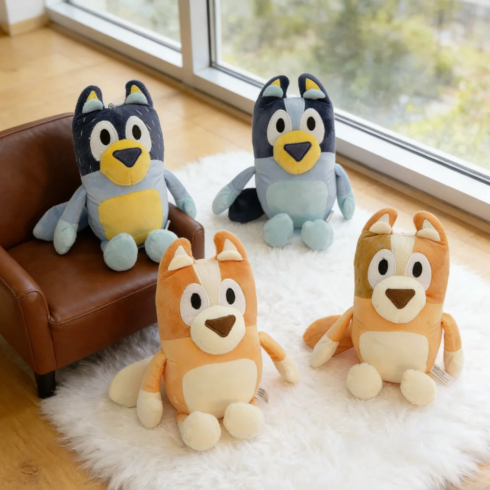 Bluey chien Bingo famille peluche jouet dessin animé chien doux animaux en peluche piment Anime 27 cm poupées anniversaire nouvel an cadeaux pour enfant