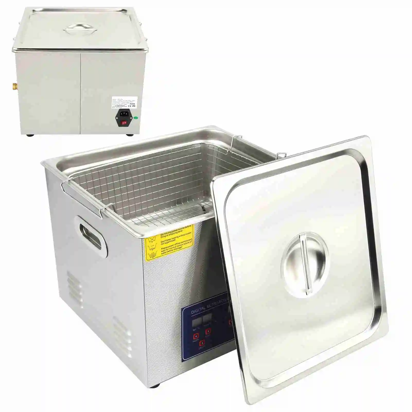 15L Digital Ultra   Bath Cleaning Heater Timer PS‑60A  Ultrasonic Cleaning Timer