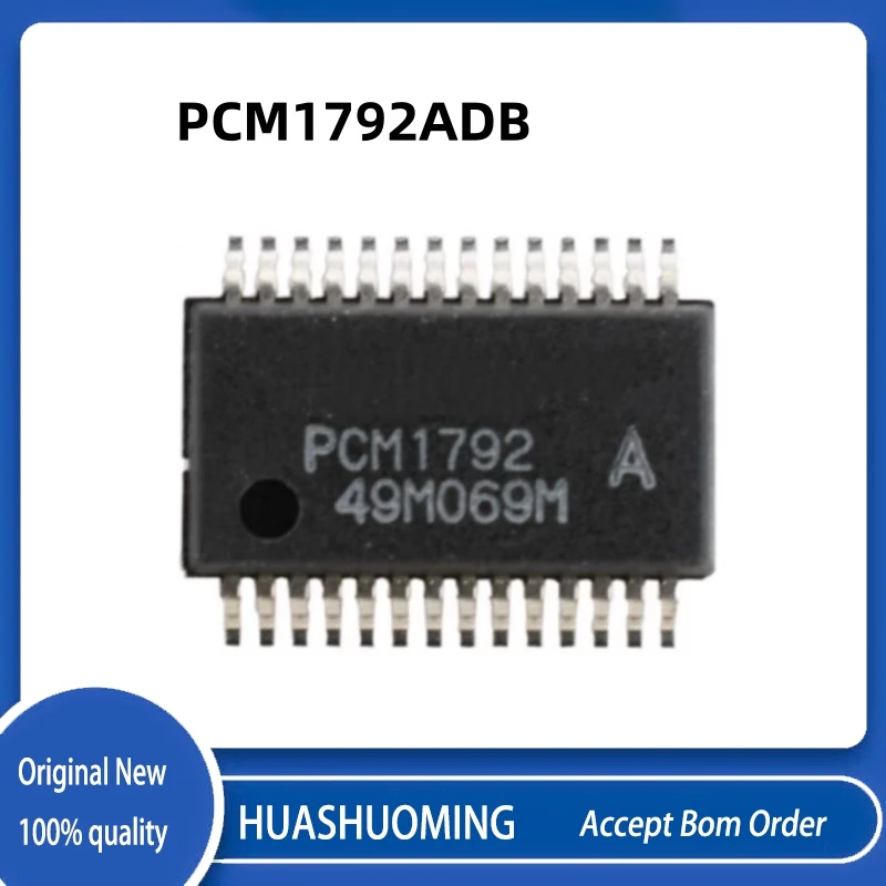 5Pcs/LoT   New  PCM1792  PCM1792ADB  PCM1792A  1792    SSOP28