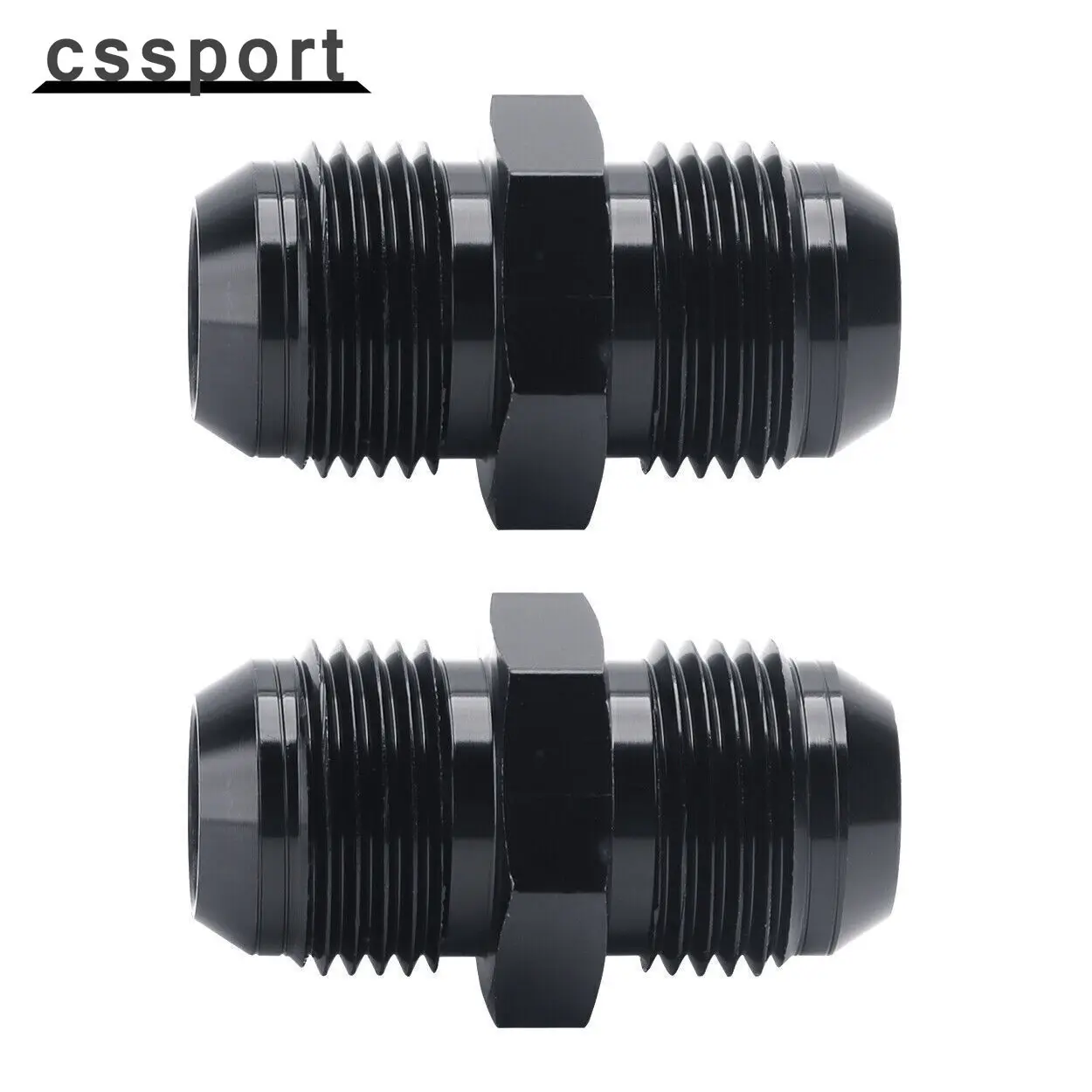 

Соединительный фитинг-адаптер 6AN на 6AN с прямым штуцером для топливного шланга, 2 шт.