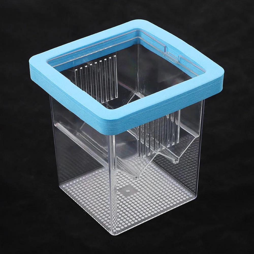 

Fish Breeding Tank Acrylic Floating Fish Breeding Box Clear Square Aquarium Breeder Feeder Adjustable Incubator Box Fish Tank