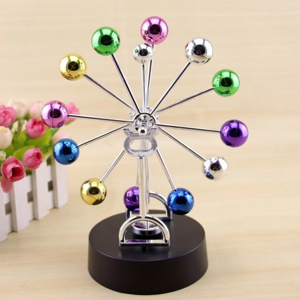 Grande roue couleur boule bureau mouvement perpétuel physique Science Instrument pour bureau maison école décoration Montessori
